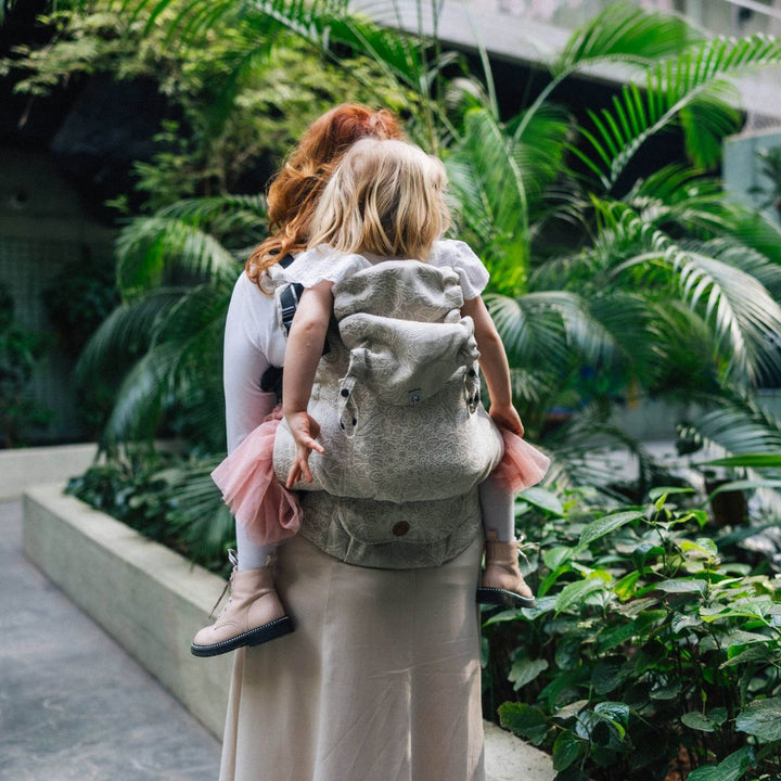 LennyLamb - LennyPreschool Carrier - Wild Wine Path (Linen Blend) - Cloth and Carry