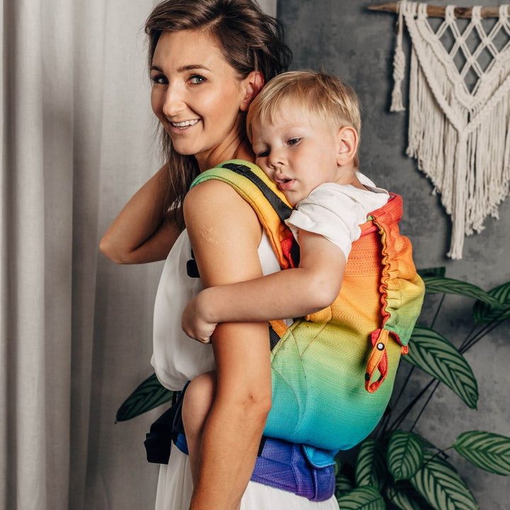 LennyLamb - LennyPreschool Carrier - Rainbow Baby (100% Cotton) - Cloth and Carry