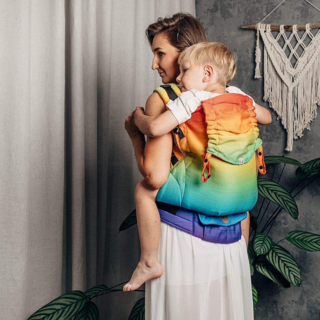 LennyLamb - LennyPreschool Carrier - Rainbow Baby (100% Cotton) - Cloth and Carry