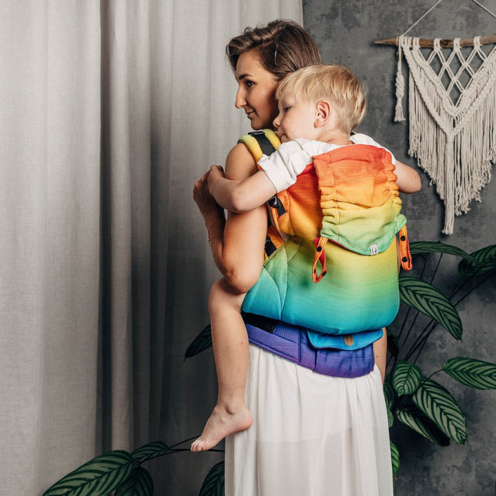LennyLamb - LennyPreschool Carrier - Rainbow Baby (100% Cotton) - Cloth and Carry