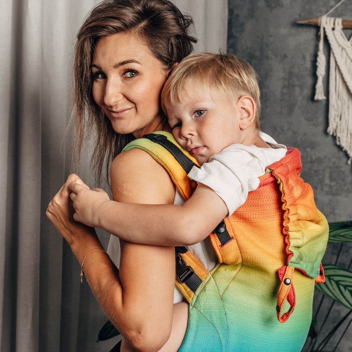LennyLamb - LennyPreschool Carrier - Rainbow Baby (100% Cotton) - Cloth and Carry