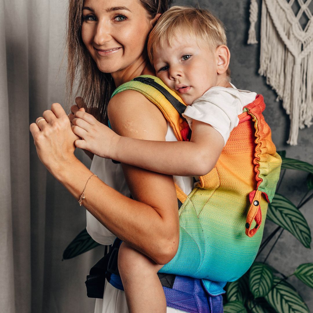LennyLamb - LennyPreschool Carrier - Rainbow Baby (100% Cotton) - Cloth and Carry