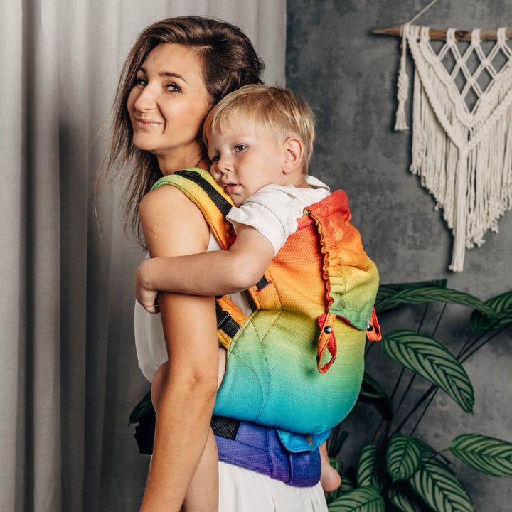 LennyLamb - LennyPreschool Carrier - Rainbow Baby (100% Cotton) - Cloth and Carry