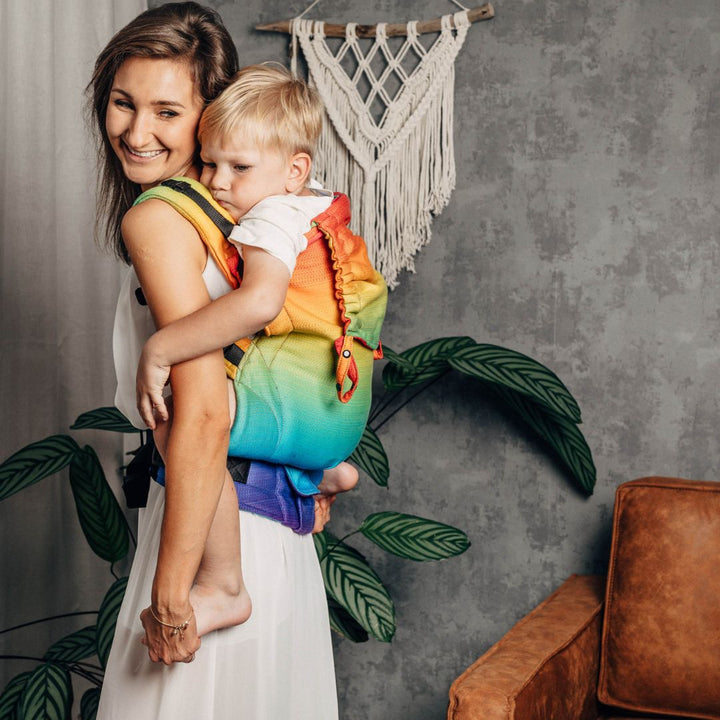 LennyLamb - LennyPreschool Carrier - Rainbow Baby (100% Cotton) - Cloth and Carry