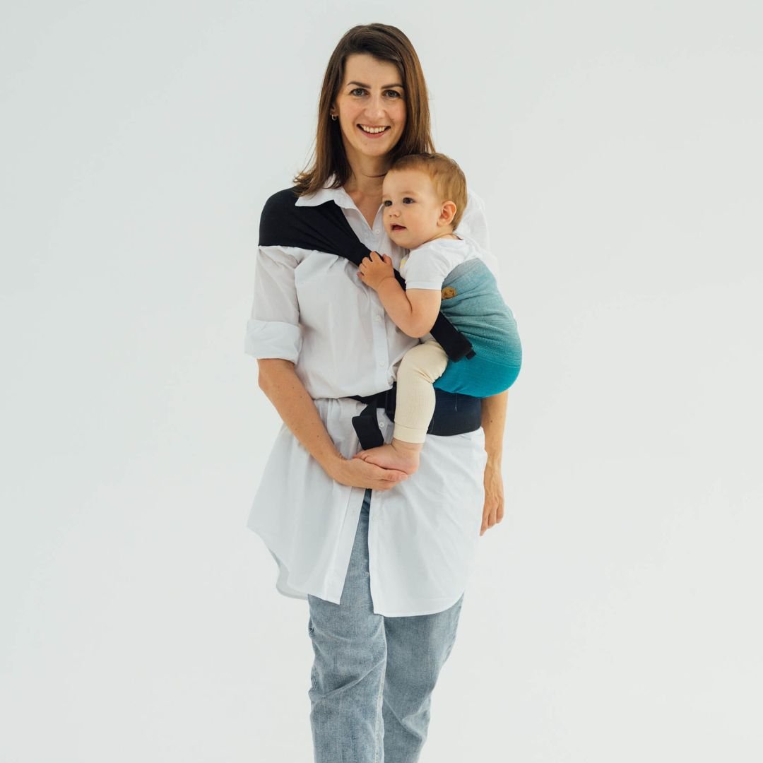 LennyLamb - LennyHip - Adjustable Hip Baby Carrier - Airglow - Cloth and Carry