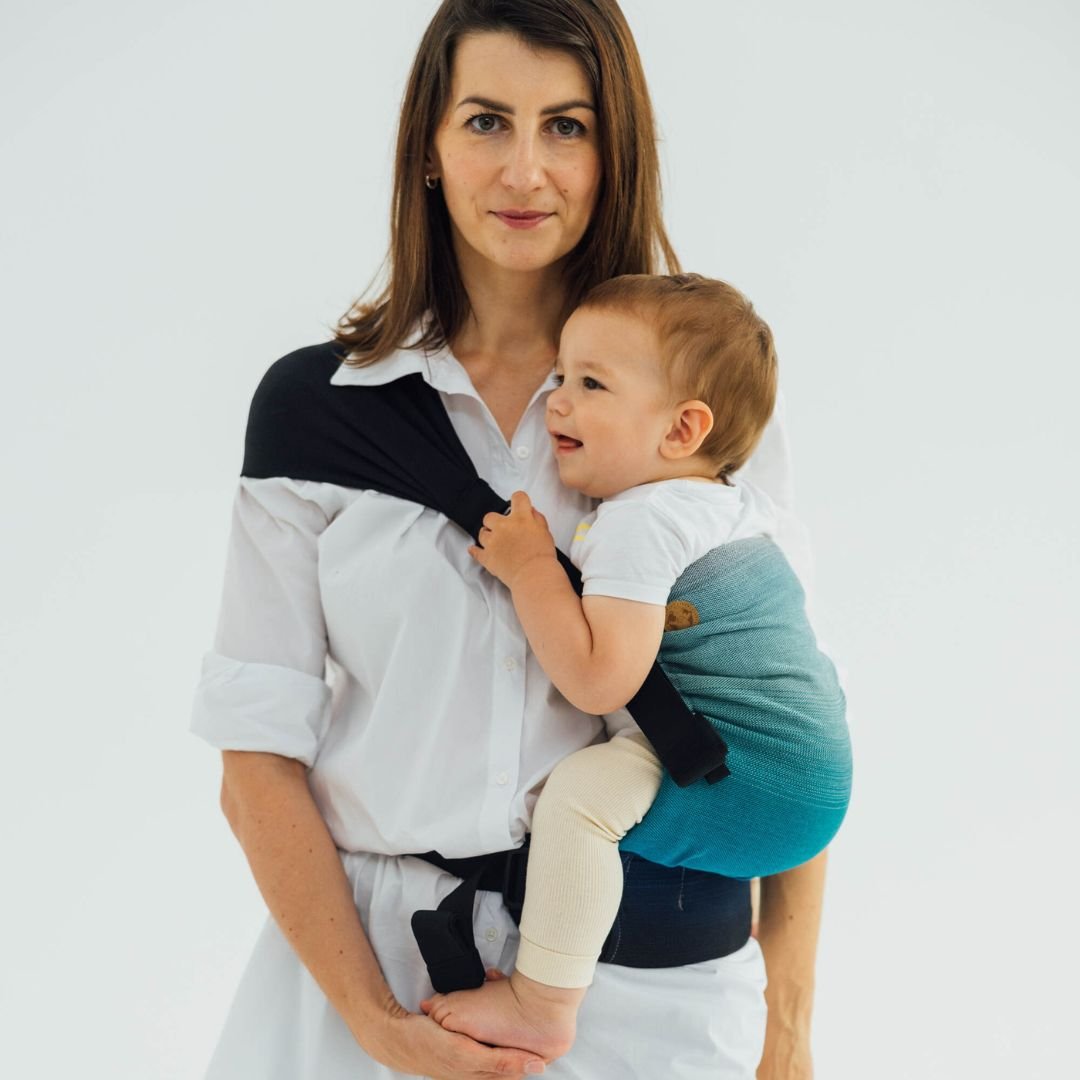 LennyLamb - LennyHip - Adjustable Hip Baby Carrier - Airglow - Cloth and Carry