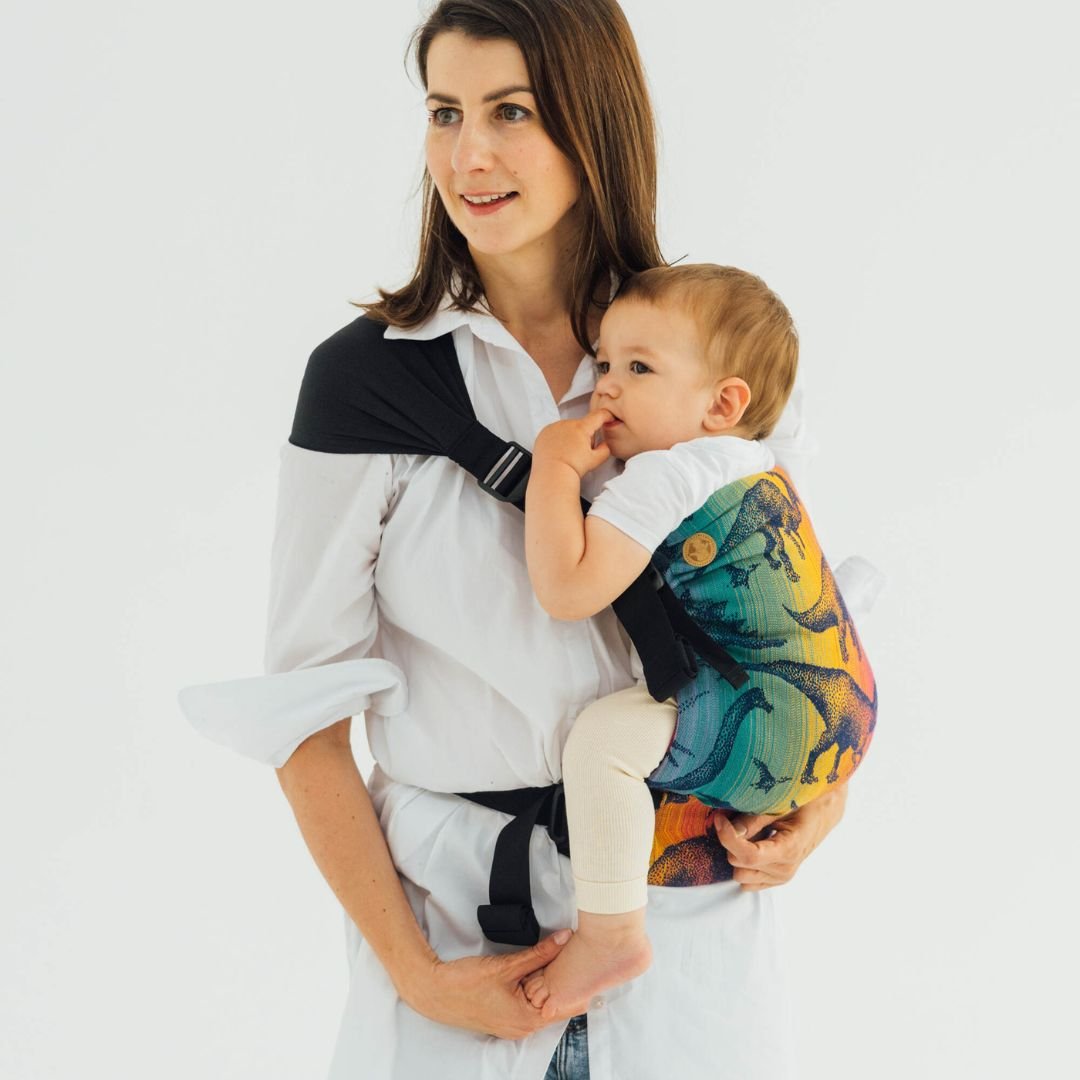 LennyLamb - LennyHip - Adjustable Hip Baby Carrier - Jurassic Park New Era - Cloth and Carry