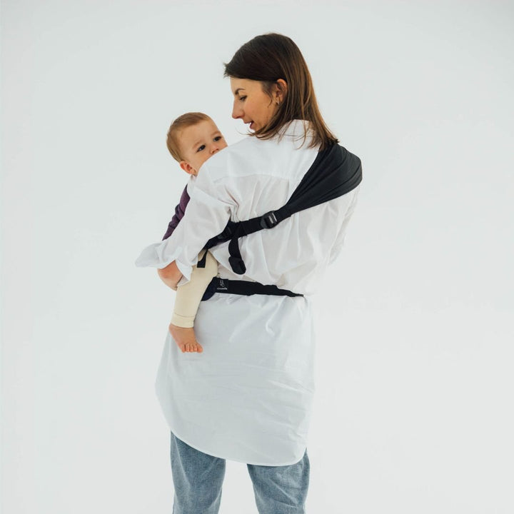 LennyLamb - LennyHip - Adjustable Hip Baby Carrier - Wild Wine Bouquet - Cloth and Carry