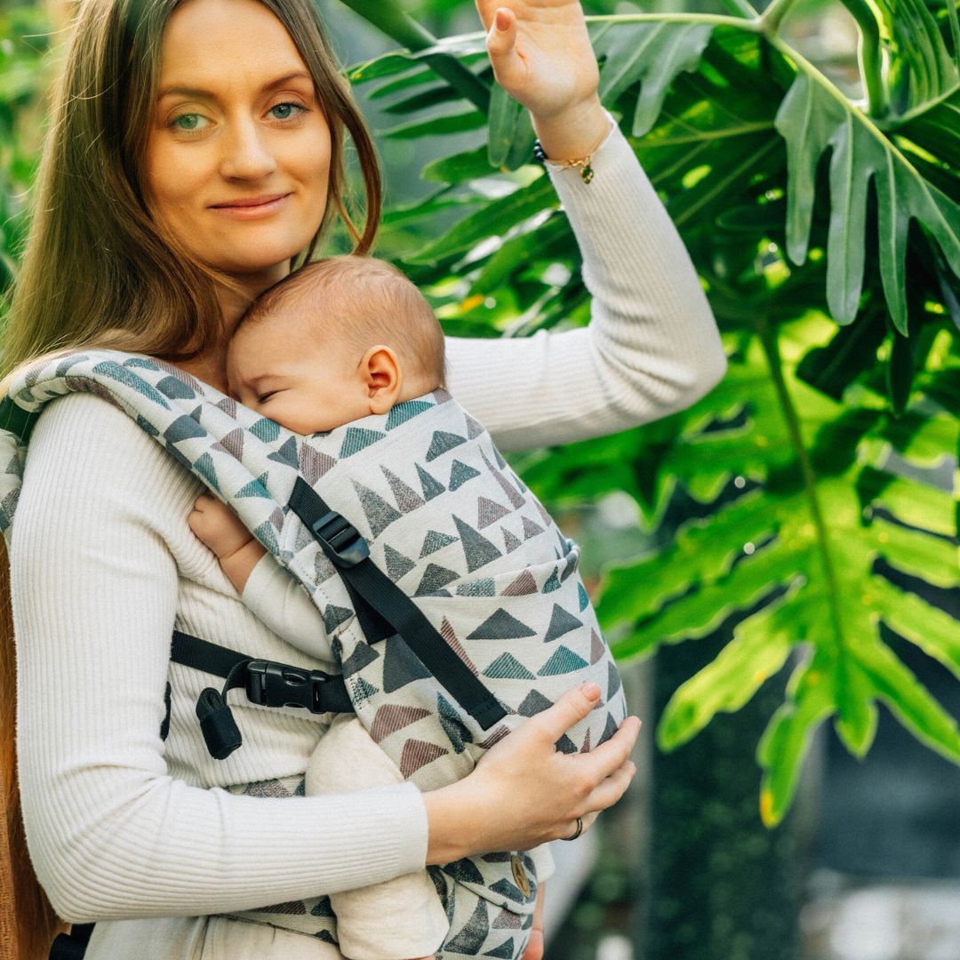 LennyLamb - LennyLight Baby Carrier - Eagle Rocks Hike (77% Cotton, 23% Lyocell) - Cloth and Carry