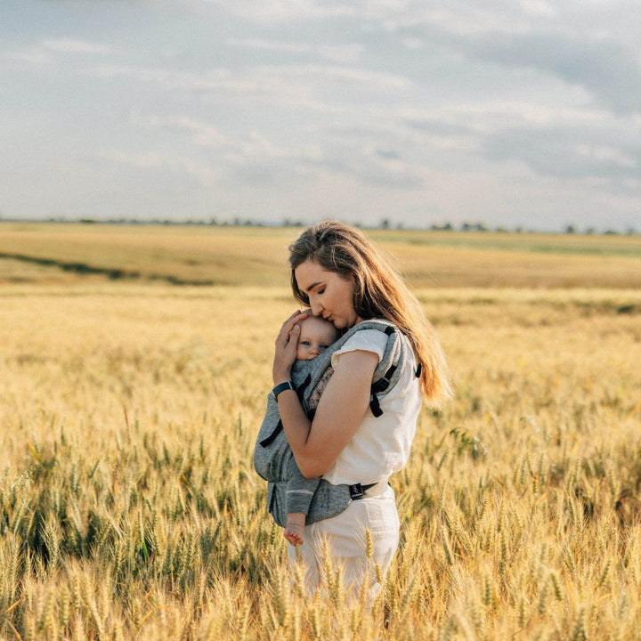 LennyLamb - LennyLight Baby Carrier - Arrow Wave (100% Linen) - Cloth and Carry