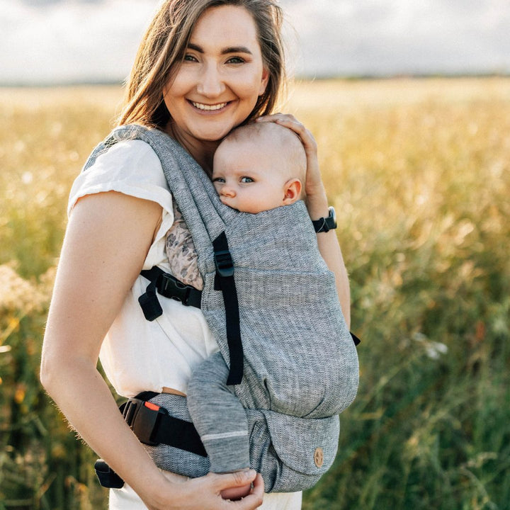 LennyLamb - LennyLight Baby Carrier - Arrow Wave (100% Linen) - Cloth and Carry