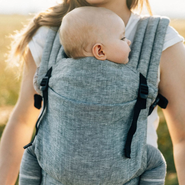 LennyLamb - LennyLight Baby Carrier - Arrow Wave (100% Linen) - Cloth and Carry