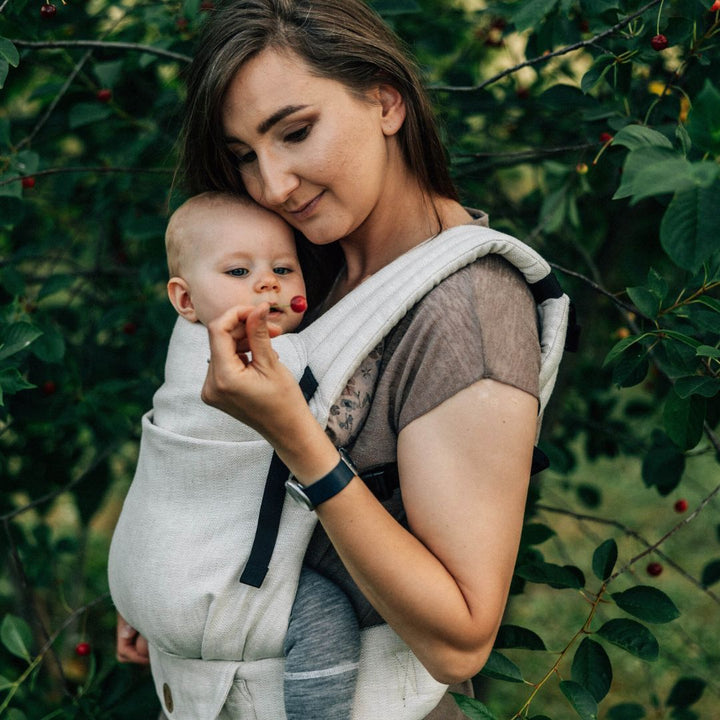 LennyLamb - LennyLight Baby Carrier - Arrow Whisper (100% Linen) - Cloth and Carry
