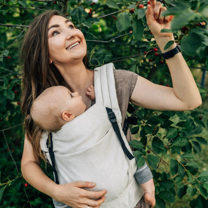 LennyLamb - LennyLight Baby Carrier - Arrow Whisper (100% Linen) - Cloth and Carry