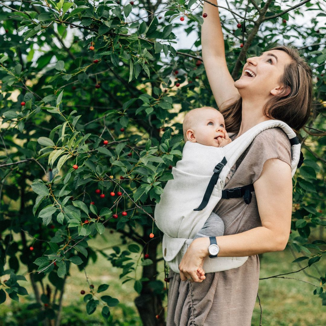 LennyLamb - LennyLight Baby Carrier - Arrow Whisper (100% Linen) - Cloth and Carry