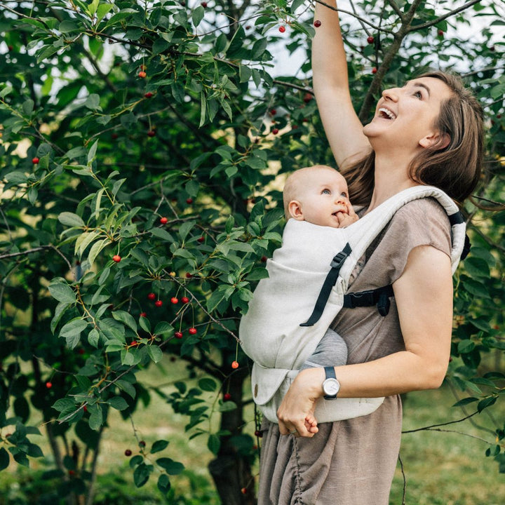 LennyLamb - LennyLight Baby Carrier - Arrow Whisper (100% Linen) - Cloth and Carry