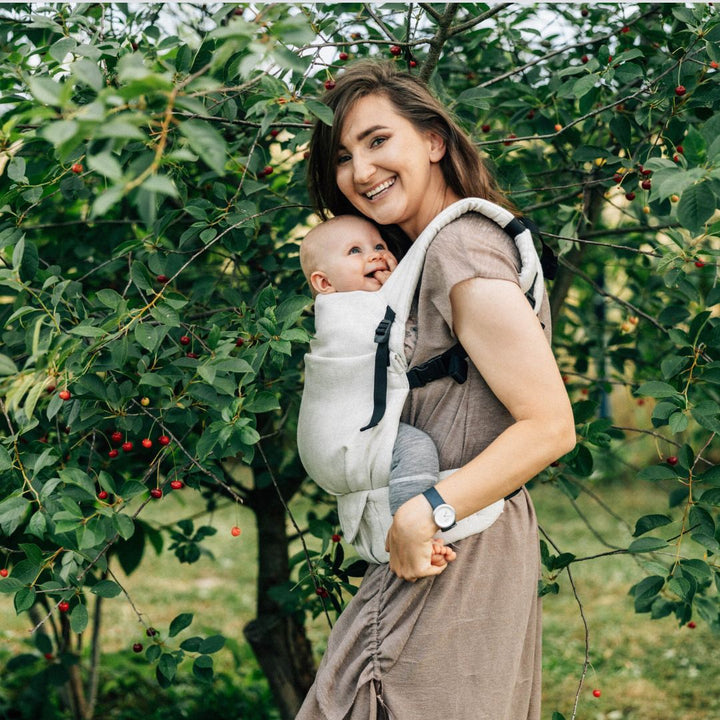 LennyLamb - LennyLight Baby Carrier - Arrow Whisper (100% Linen) - Cloth and Carry