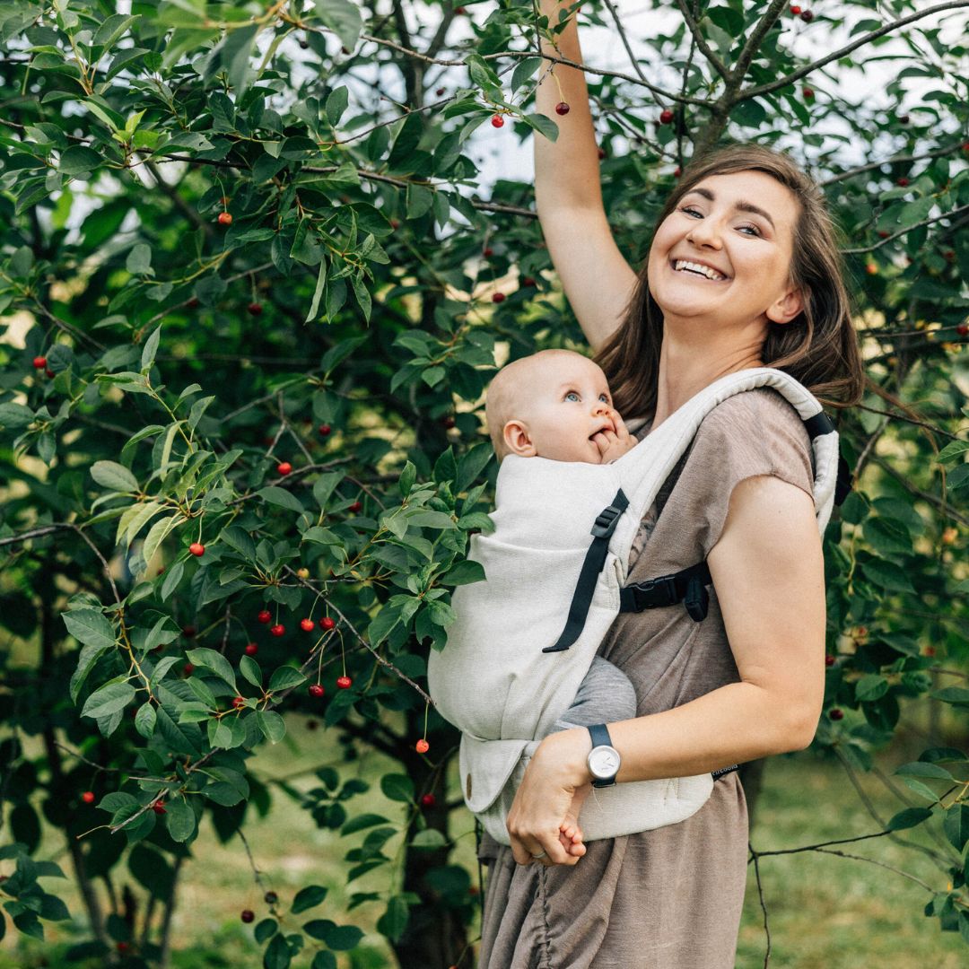 LennyLamb - LennyLight Baby Carrier - Arrow Whisper (100% Linen) - Cloth and Carry