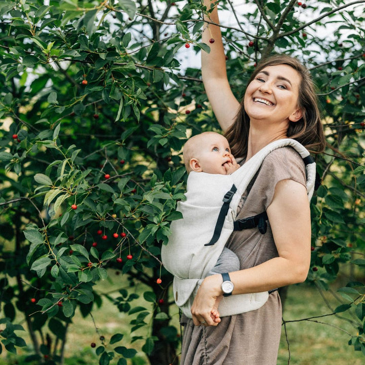 LennyLamb - LennyLight Baby Carrier - Arrow Whisper (100% Linen) - Cloth and Carry