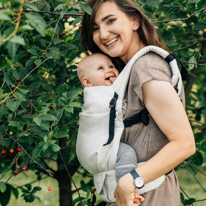 LennyLamb - LennyLight Baby Carrier - Arrow Whisper (100% Linen) - Cloth and Carry