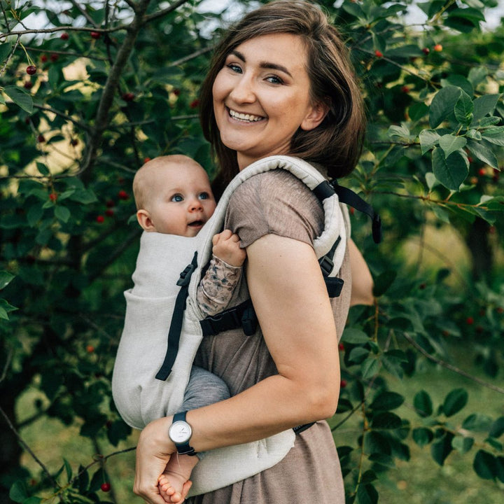 LennyLamb - LennyLight Baby Carrier - Arrow Whisper (100% Linen) - Cloth and Carry