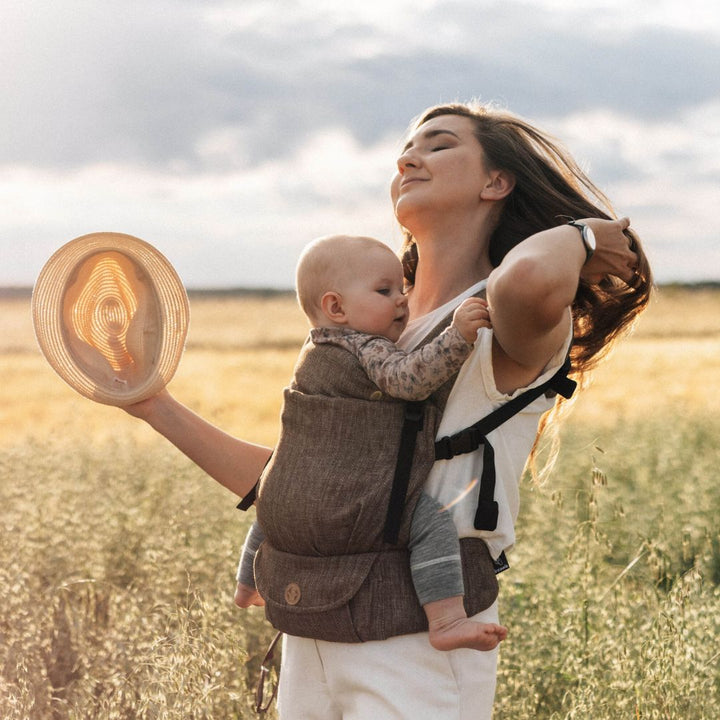 LennyLamb - LennyLight Baby Carrier - Arrow Wood (100% Linen) - Cloth and Carry