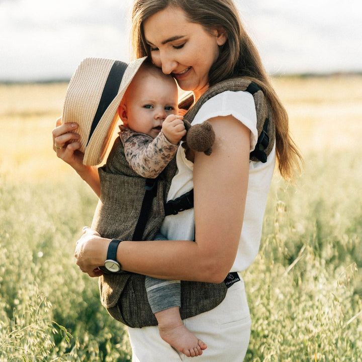LennyLamb - LennyLight Baby Carrier - Arrow Wood (100% Linen) - Cloth and Carry