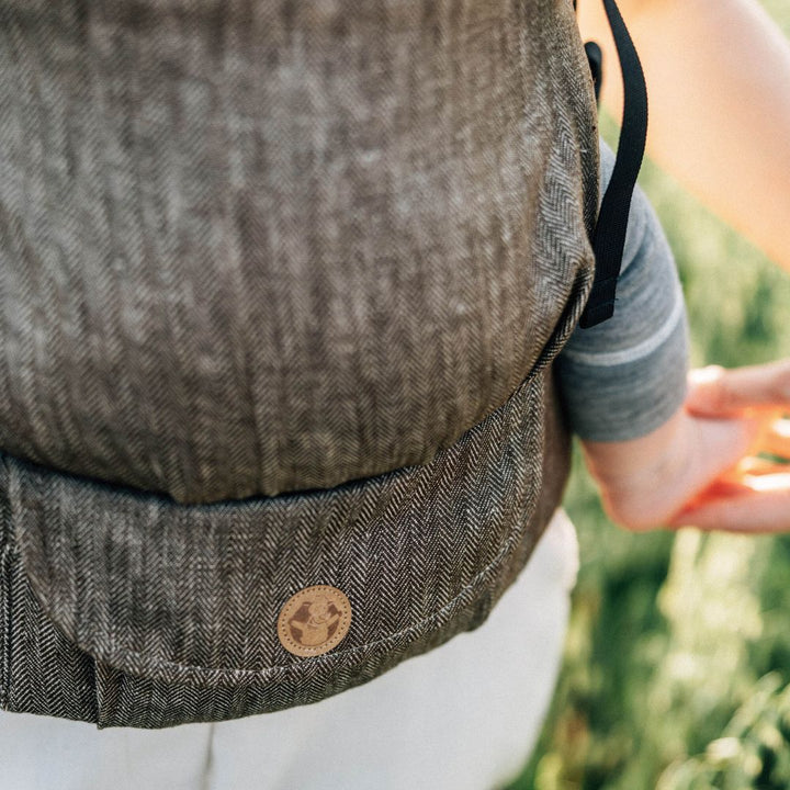 LennyLamb - LennyLight Baby Carrier - Arrow Wood (100% Linen) - Cloth and Carry