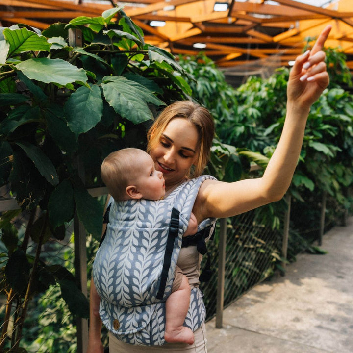 LennyLamb - LennyLight Baby Carrier - Catkin Willow (100% Bamboo Viscose) - Cloth and Carry