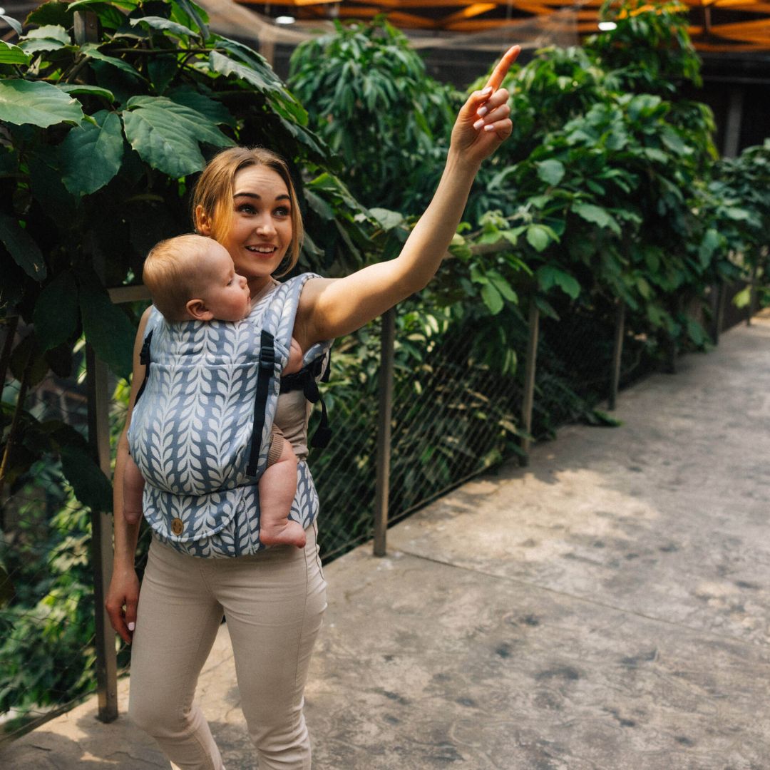 LennyLamb - LennyLight Baby Carrier - Catkin Willow (100% Bamboo Viscose) - Cloth and Carry