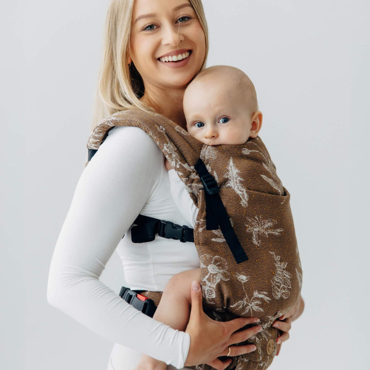 LennyLight Baby Carrier - Herbarium Raindrops * Ships in two weeks *