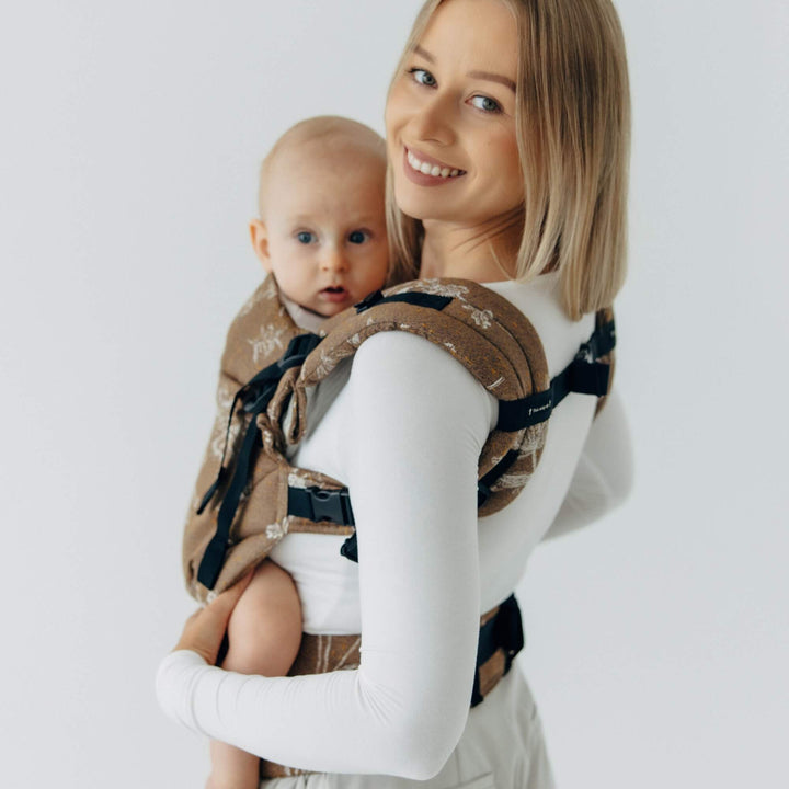 LennyLight Baby Carrier - Herbarium Raindrops * Ships in two weeks *