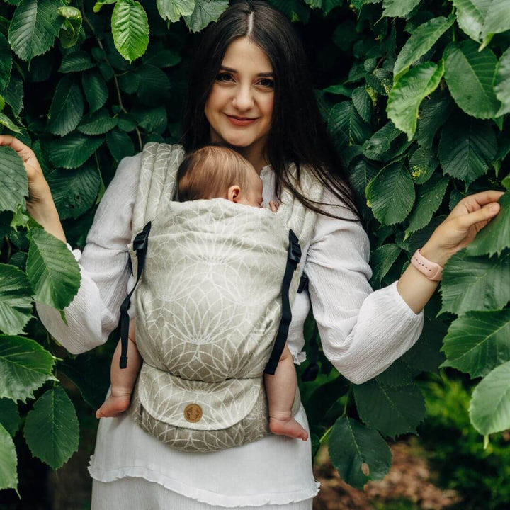 LennyLamb-LennyLight Baby Carrier - Lotus Natural (100% Linen) - Cloth and Carry