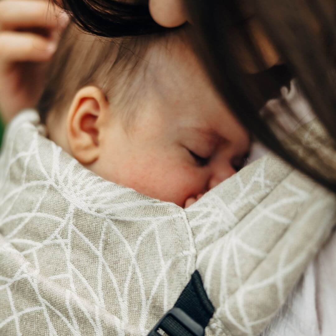 LennyLamb-LennyLight Baby Carrier - Lotus Natural (100% Linen) - Cloth and Carry