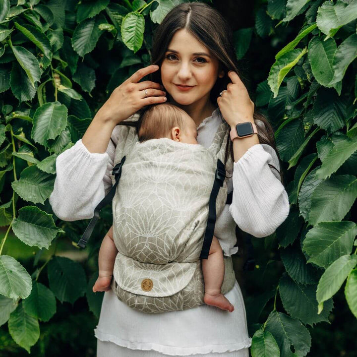 LennyLamb-LennyLight Baby Carrier - Lotus Natural (100% Linen) - Cloth and Carry