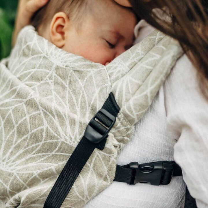 LennyLamb-LennyLight Baby Carrier - Lotus Natural (100% Linen) - Cloth and Carry