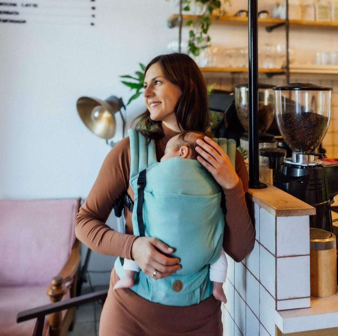 LennyLamb - LennyLight Baby Carrier - Matcha - Cloth and Carry