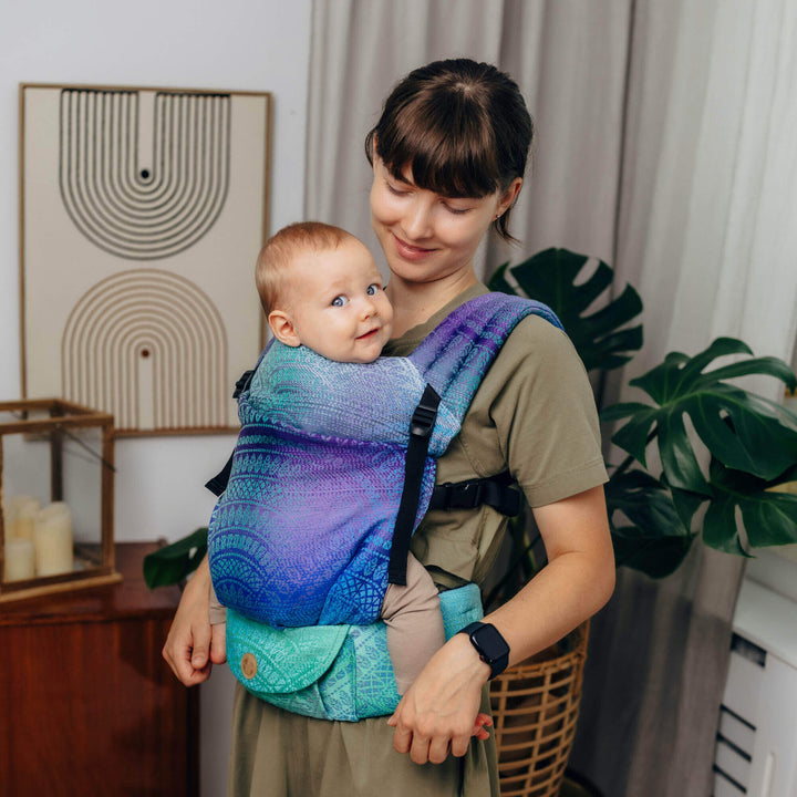 LennyLamb - LennyLight Baby Carrier - Peacock's Tail Fantasy * Ships in 2 - 3 weeks * - Cloth and Carry