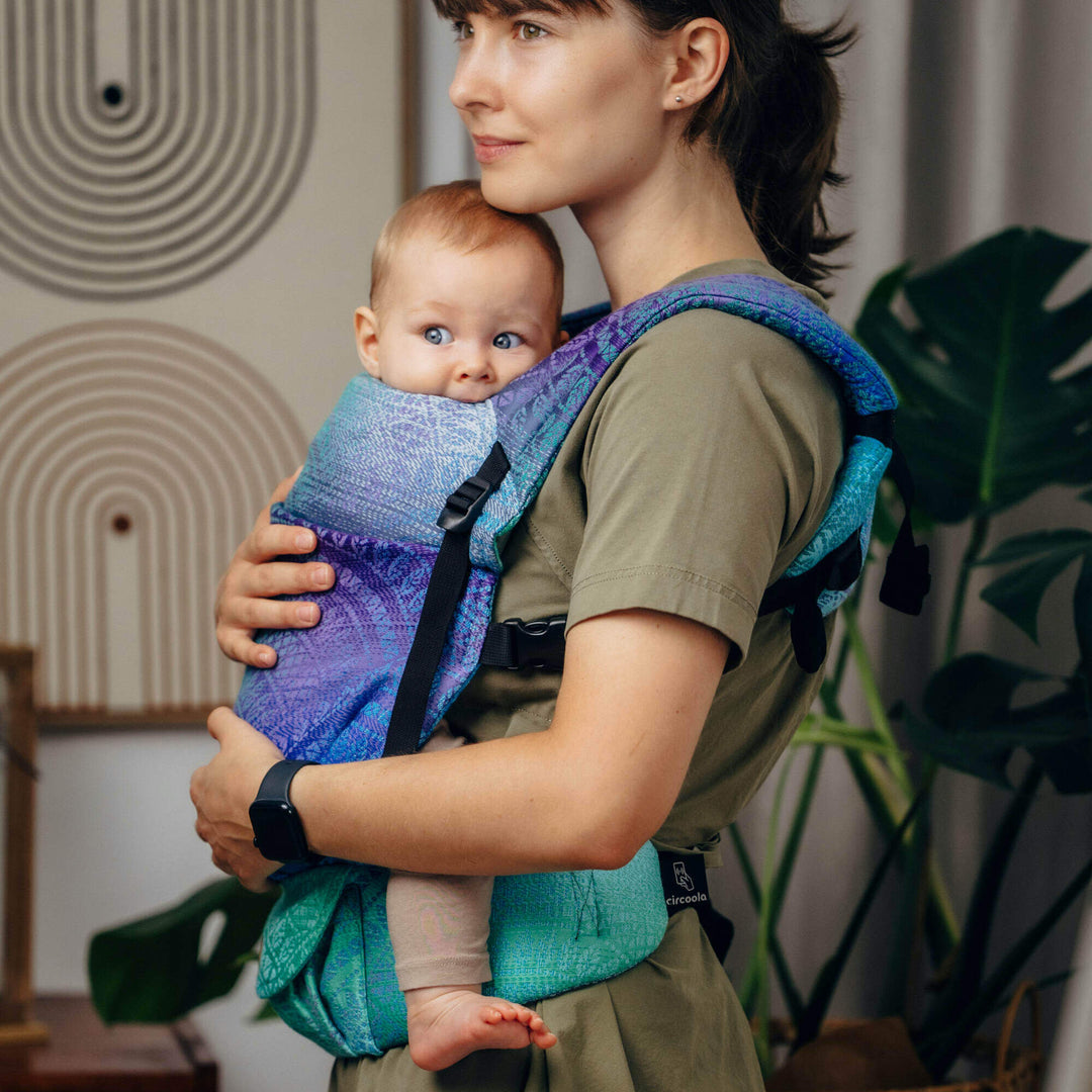 LennyLamb - LennyLight Baby Carrier - Peacock's Tail Fantasy * Ships in 2 - 3 weeks * - Cloth and Carry