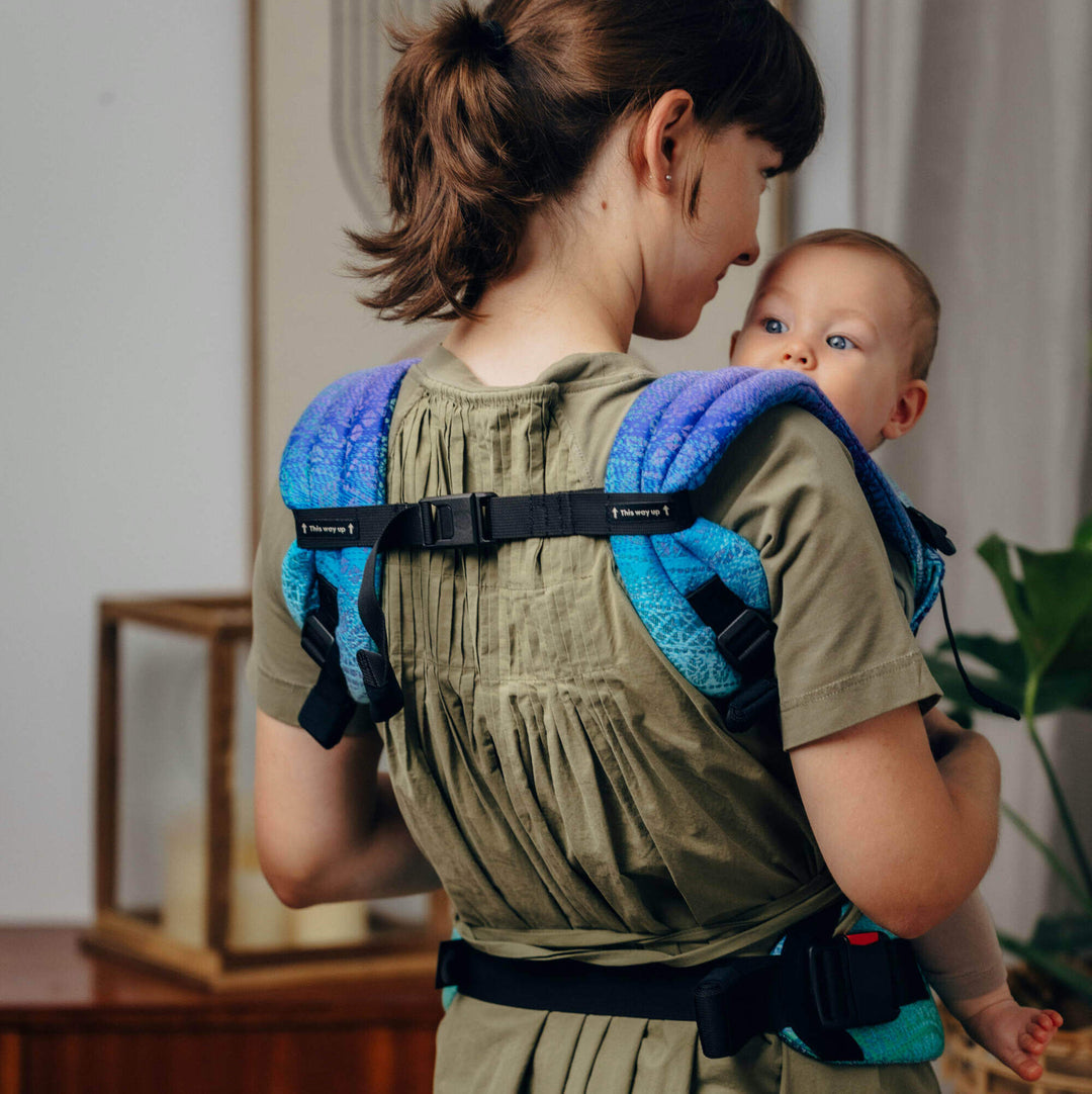 LennyLamb - LennyLight Baby Carrier - Peacock's Tail Fantasy * Ships in 2 - 3 weeks * - Cloth and Carry