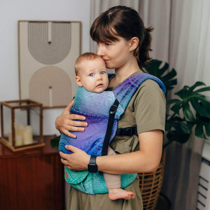 LennyLamb - LennyLight Baby Carrier - Peacock's Tail Fantasy * Ships in 2 - 3 weeks * - Cloth and Carry