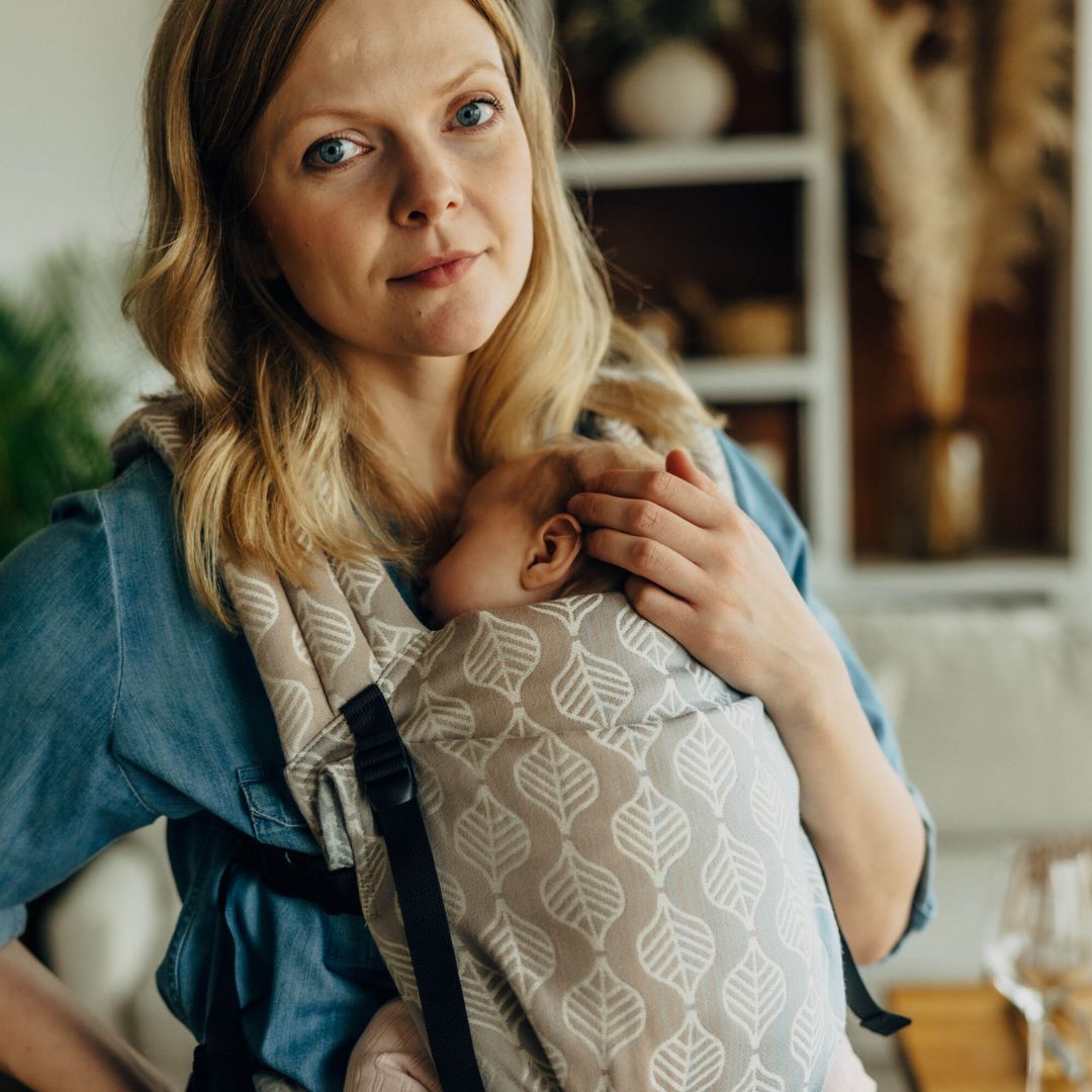 LennyLamb - LennyLight Baby Carrier - Petals Restful (100% Cotton) - Cloth and Carry