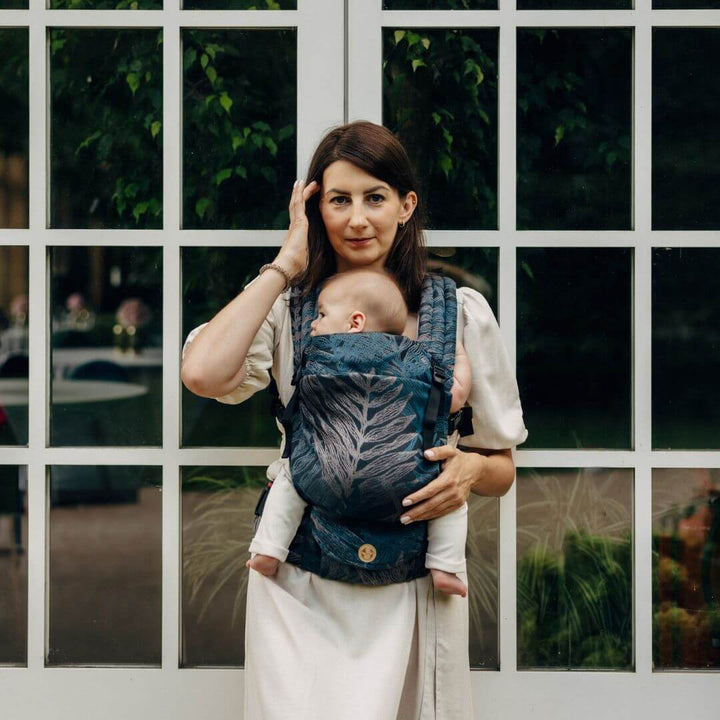 LennyLamb-LennyLight Baby Carrier - Rainforest Nocturnal (Cotton/TENCEL Blend) - Cloth and Carry