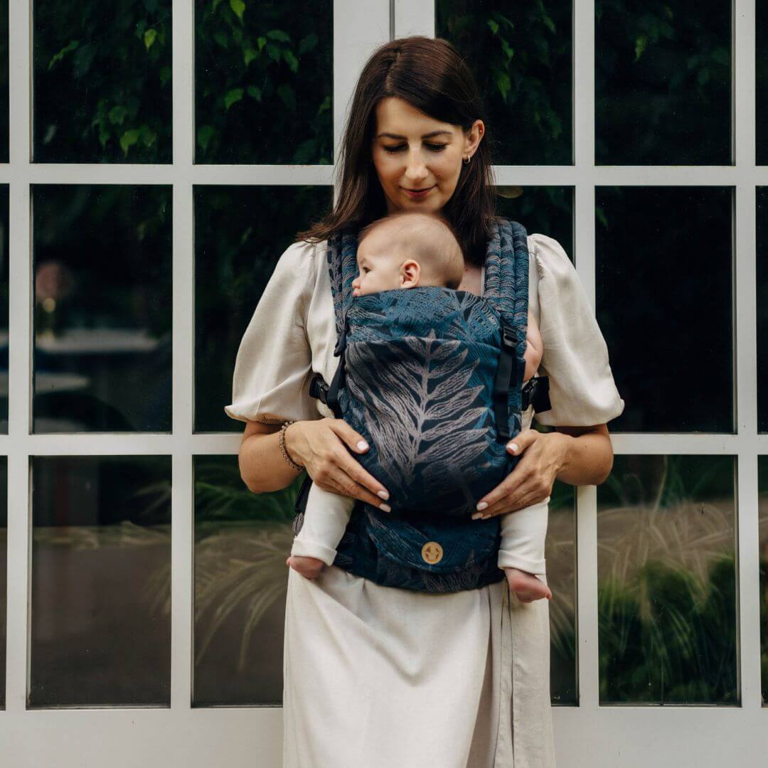 LennyLamb-LennyLight Baby Carrier - Rainforest Nocturnal (Cotton/TENCEL Blend) - Cloth and Carry