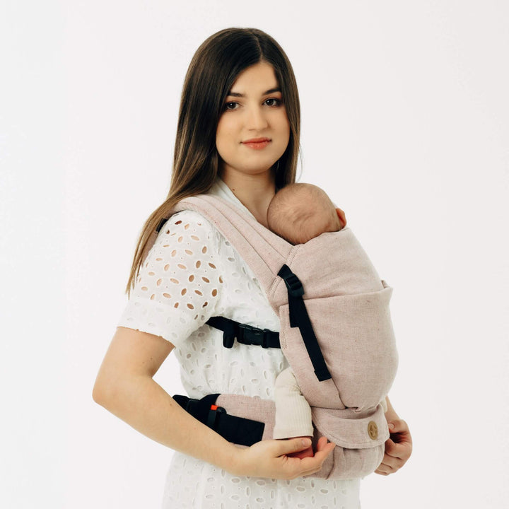 LennyLamb - LennyLight Baby Carrier - Tundra (Cotton/Linen) - Cloth and Carry