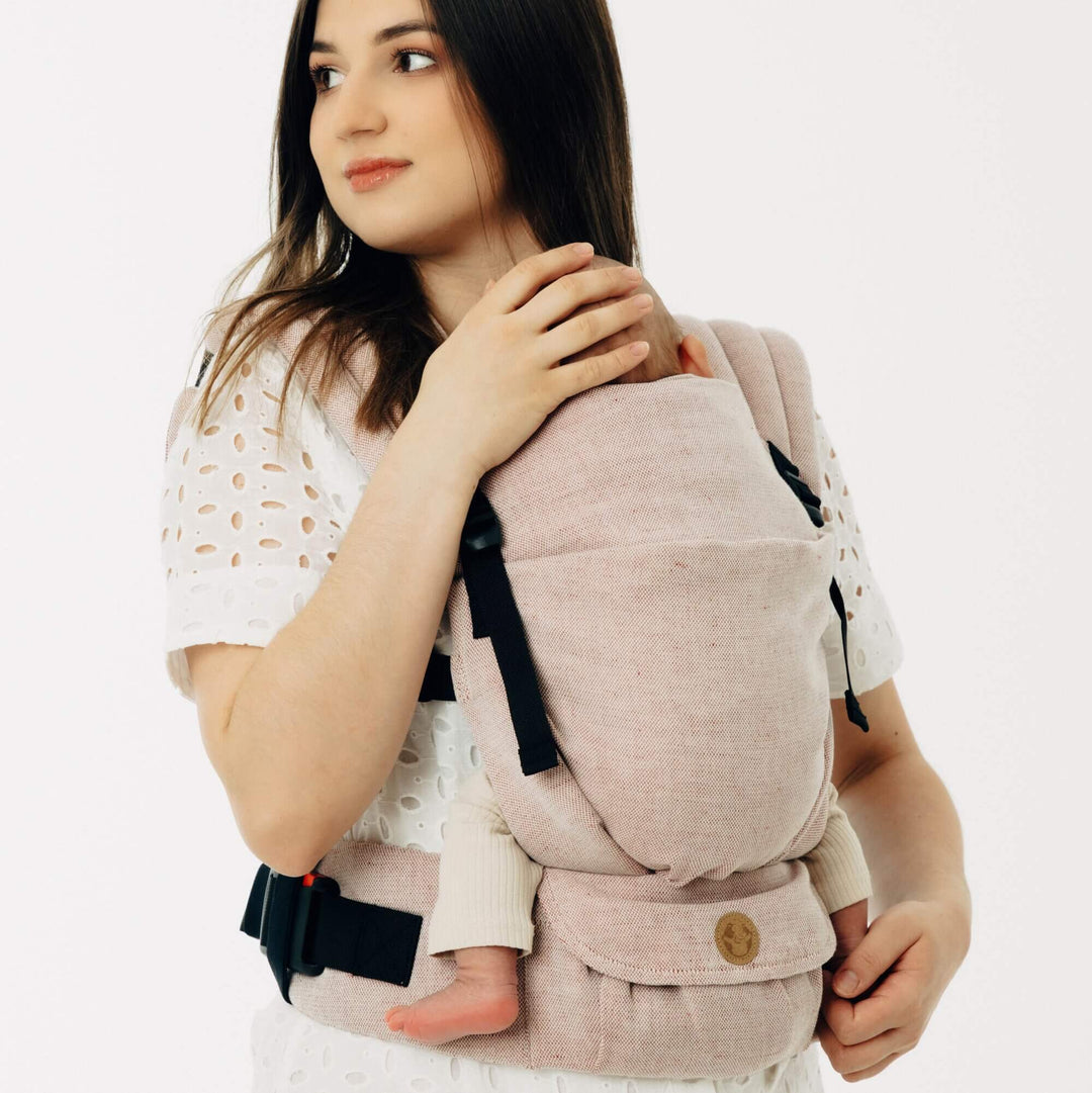 LennyLamb - LennyLight Baby Carrier - Tundra (Cotton/Linen) - Cloth and Carry
