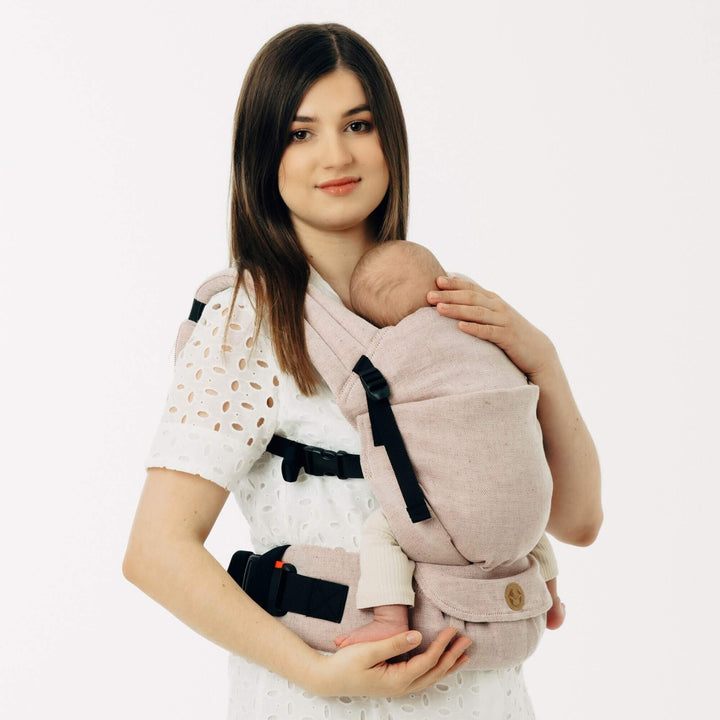 LennyLamb - LennyLight Baby Carrier - Tundra (Cotton/Linen) - Cloth and Carry