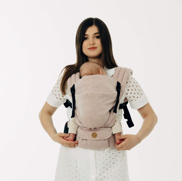 LennyLamb - LennyLight Baby Carrier - Tundra (Cotton/Linen) - Cloth and Carry