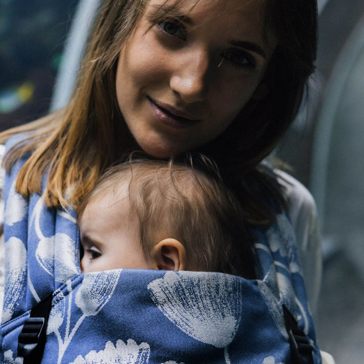 LennyLamb - LennyLight Baby Carrier - Viridiflora Royal Baby (100% Bamboo Viscose) - Cloth and Carry