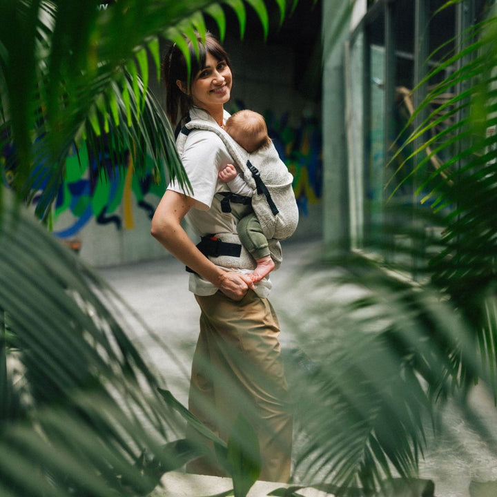 LennyLamb - LennyLight Baby Carrier - Wild Wine Path (55% Cotton, 45% Linen) - Cloth and Carry